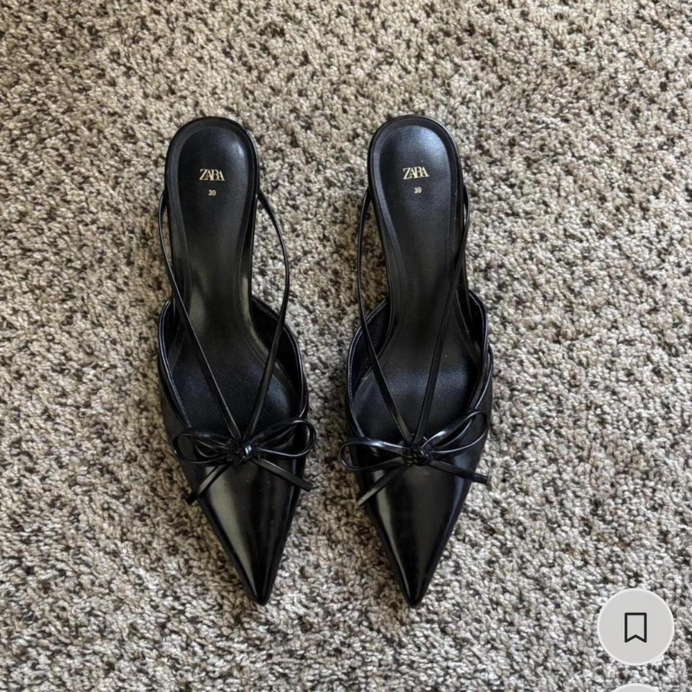 Zara Black Heels